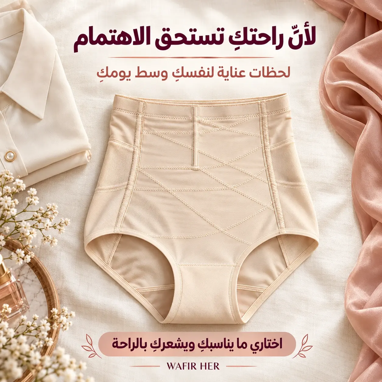مشد البطن عالي الخصر